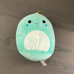 Squishmallows Mint Green & White Plush Sea Creature